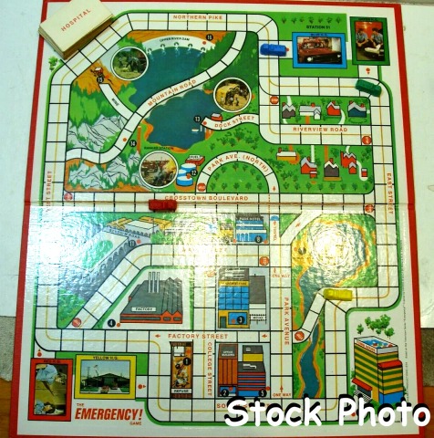 Emergency! Game © 1974 Milton Bradley 4406
